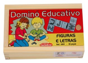 Dominó de Figuras e Letras