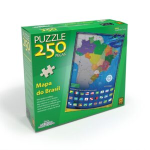 Puzzle 250 peças Mapa do Brasil
