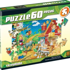 Puzzle 60 peças Fazendinha