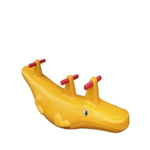 Gangorra Crocodilo Infantil de Plástico