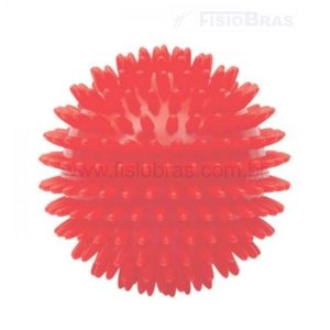 BOLA CRESPA 9 CM – VERMELHA – FISIOBOL