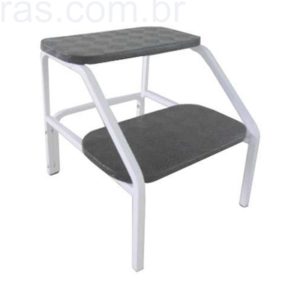 ESCADA 2 DEGRAUS ALUMINIO