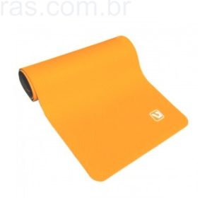 TAPETE YOGA LUXO LARANJA/PRETO TAM 1,73X0,61