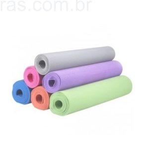 TAPETE YOGA EVA SIMPLES – 173X61X0.4CM – AZUL