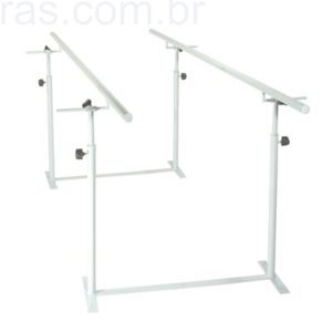 PARALELA EM FERRO PINT EPOX BRANCO – 2M – ZM