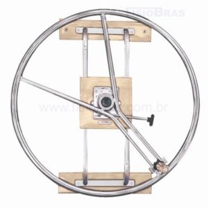 RODA DE OMBRO CROMADA – MARFIM