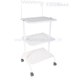 MESA AUXILIAR AP TUB 3 PARTES 92 X 50 X 57 CM ROD.SUP. CAB