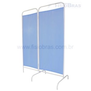 BIOMBO 02 PARTES S/RODAS PLASTICO AZUL LAVAVEL