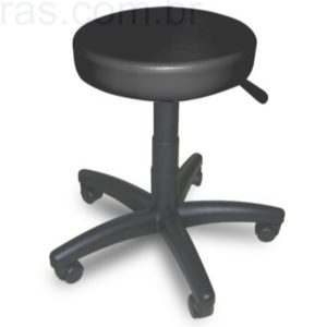 BANQUETA C/REG. ALT/GAS – PRETO – BRASFISIO