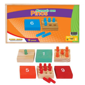 Numeral e Quantidade com Pinos