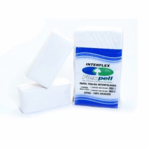 Papel toalha Interfolhado, 100% celulose, 20cm X 21cm – LeFlex Extra – Flexpell
